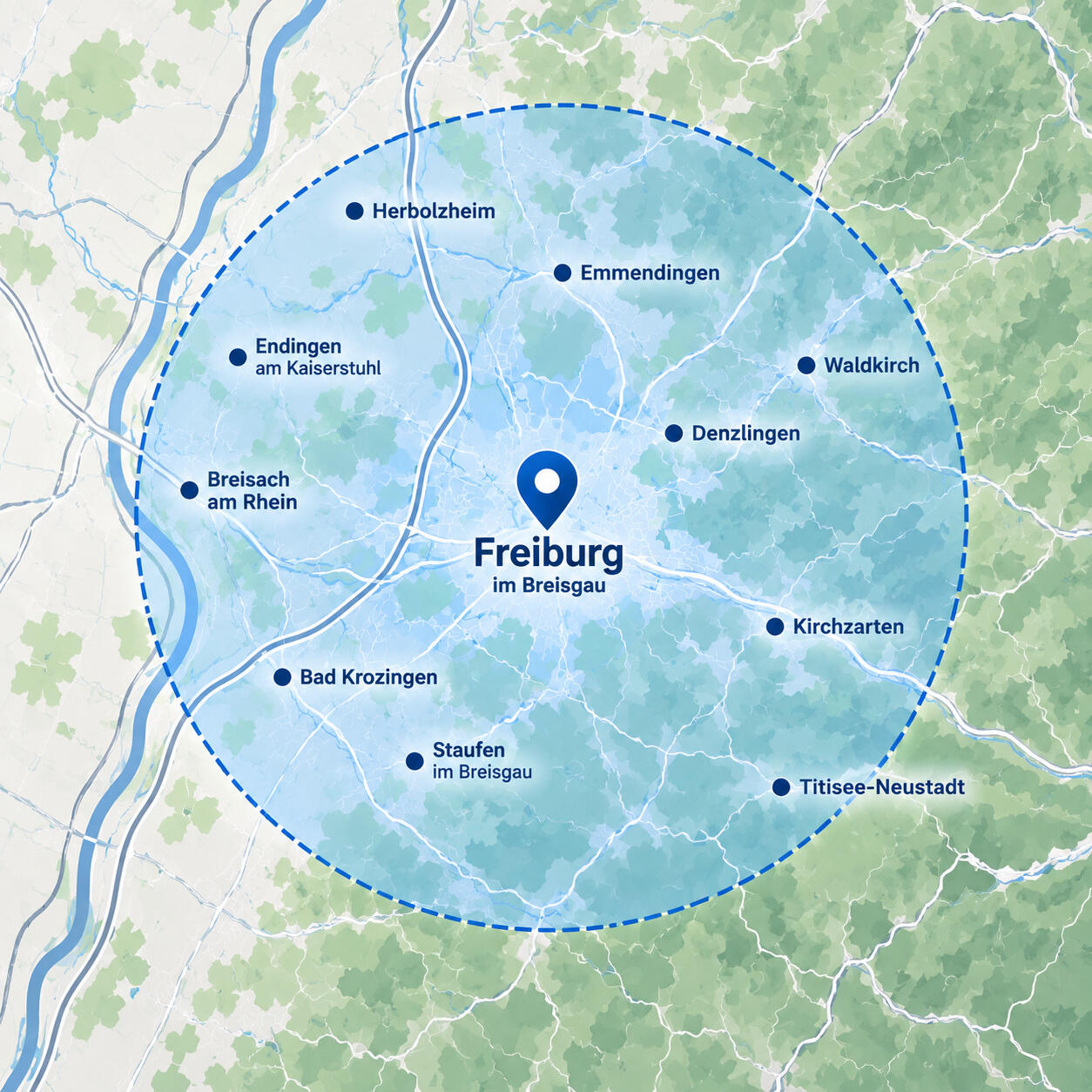 Freiburg im Breisgau_ Abdeckungskarte